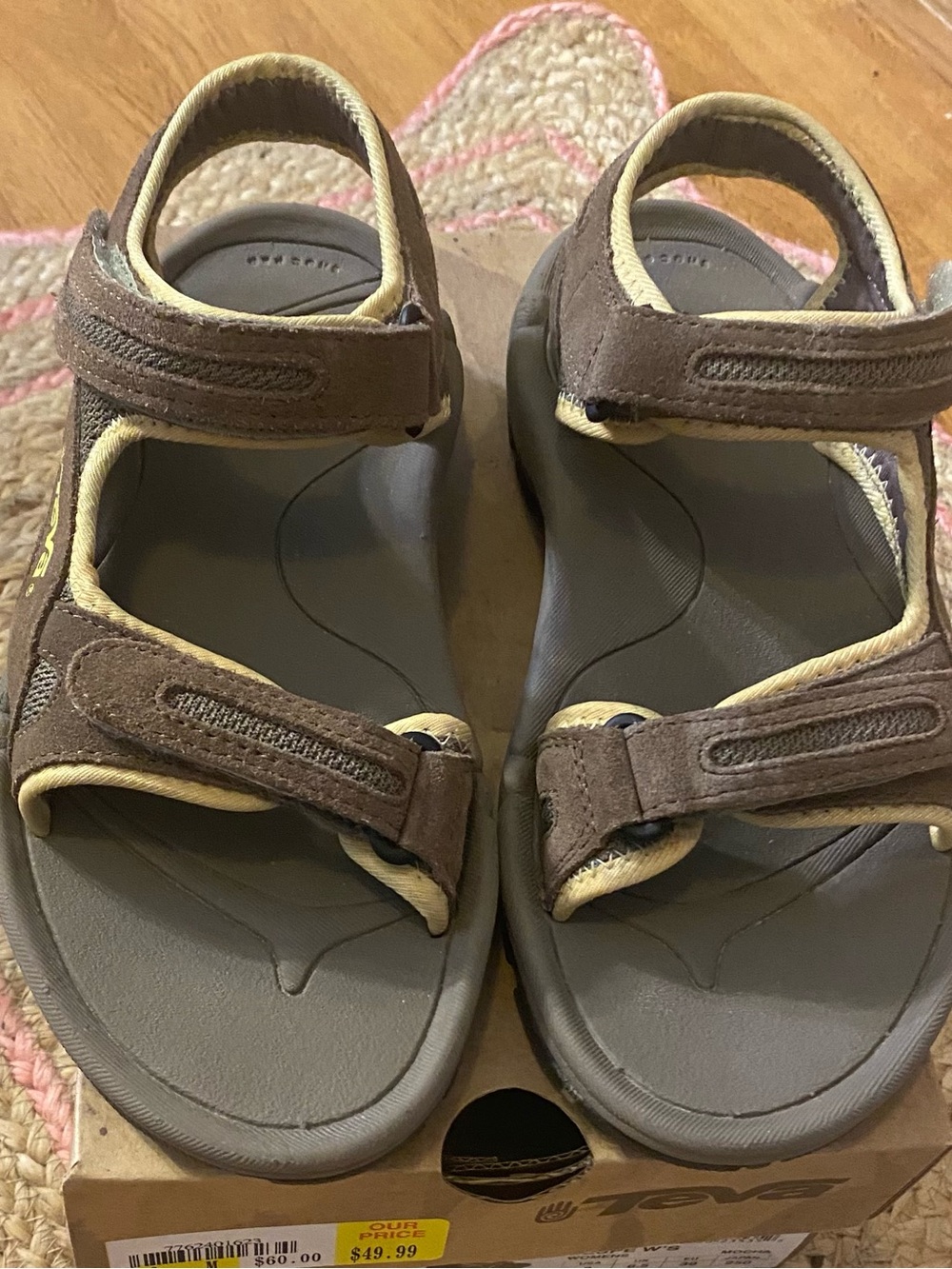 Teva Women's Sespe Sandals Size 8 Mocha